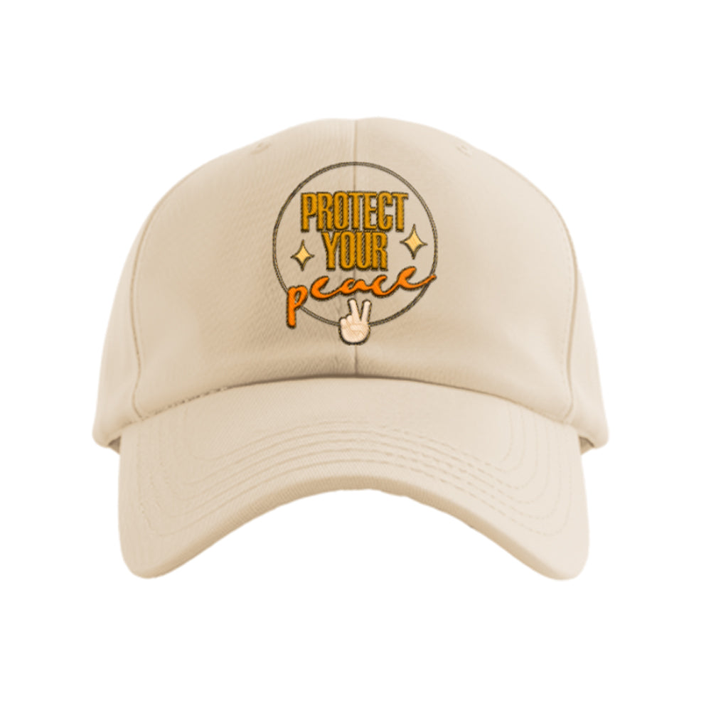 Boné Bege Protect Your Peace
